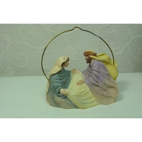 HALLMARK NATIVITY TREE ORNAMENT-1997 & CHRISTMAS JOY-1996-NATIVITY THEME - Picture 6 of 9